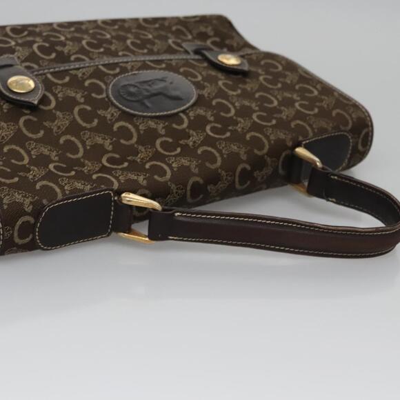 CELINE C Sulky Hand Bag Canvas Brown - Picture 6 of 16
